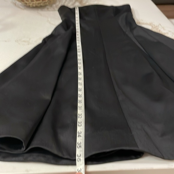 J Crew Tuxedo Elegant Black Wool Strapless Dress | 2 - Picture 8 of 8